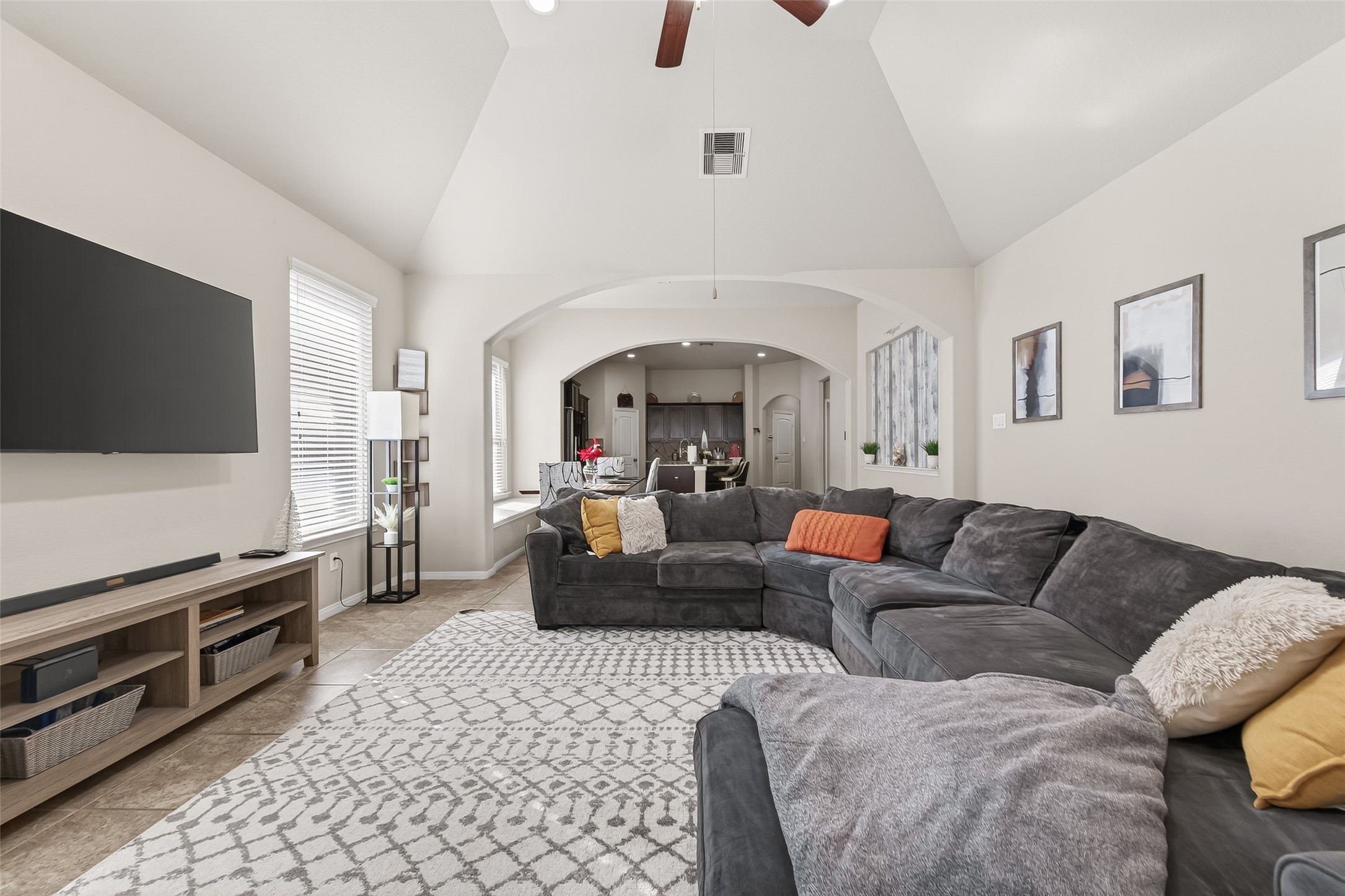 22530 Forbes Field Trail Spring, TX 77389 - Photo 10 of 50 a living room with furniture and a flat screen tv