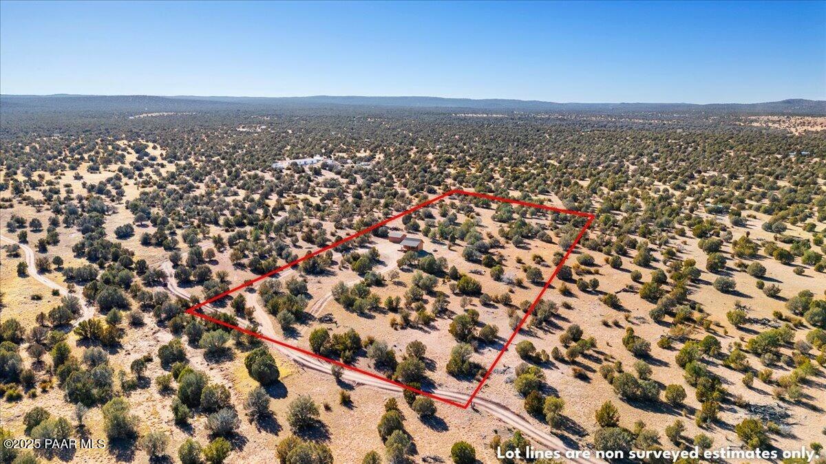268 What Road Ash Fork, AZ 86320 - Photo 21 of 23 21-Aerial View Property Lines