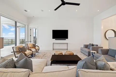 a bathroom with a double vanity sink and mirror