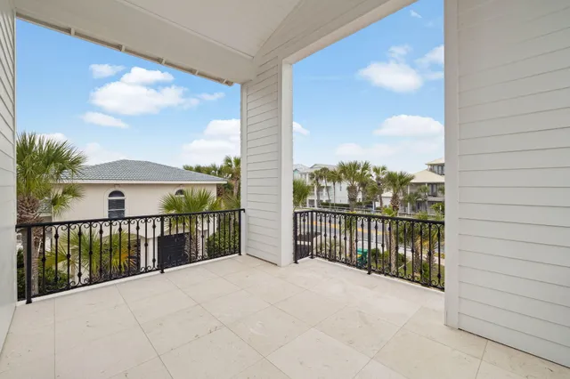a view of a large building with a view of a big yard