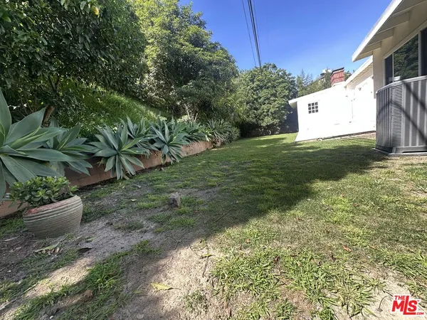 a backyard of a house