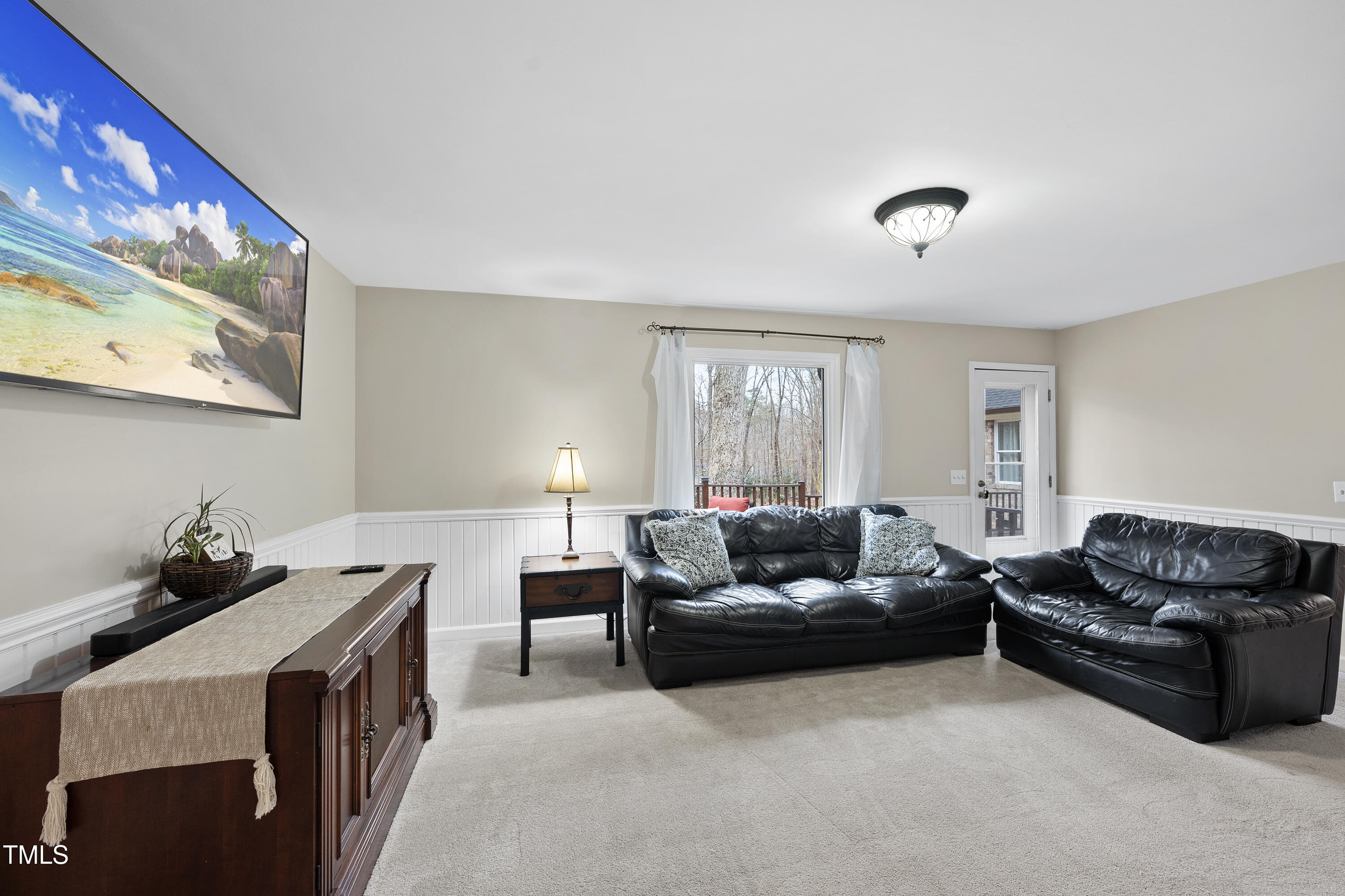 family room and back door