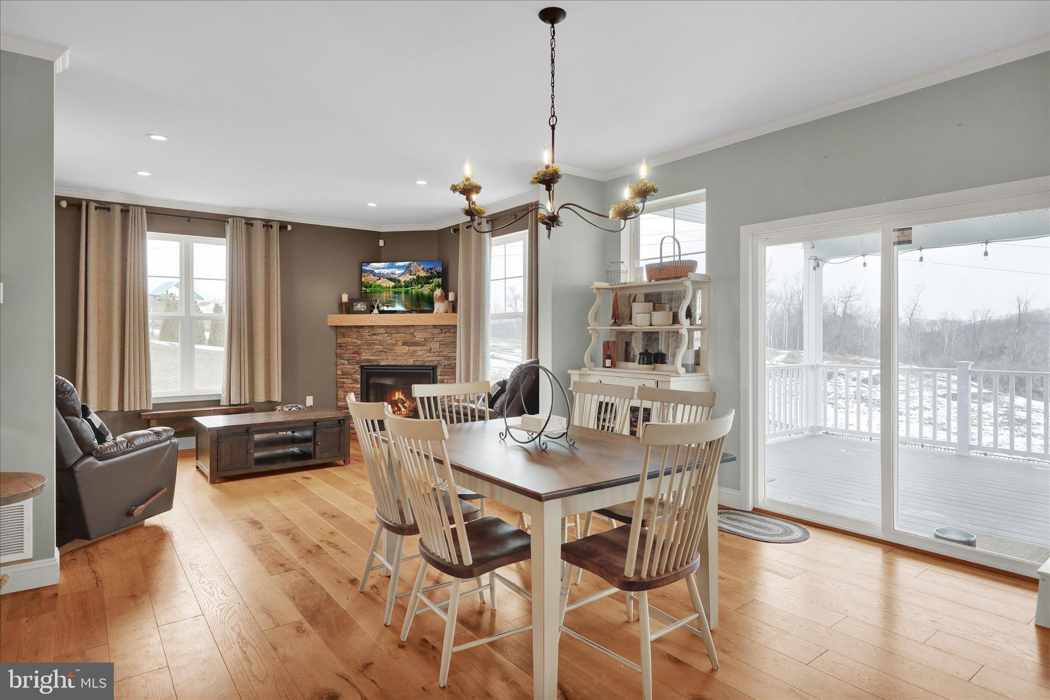 120 Great Bend Way Reading, PA 19608 - Photo 13 of 52 a view of a dining room with furniture window and wooden floor