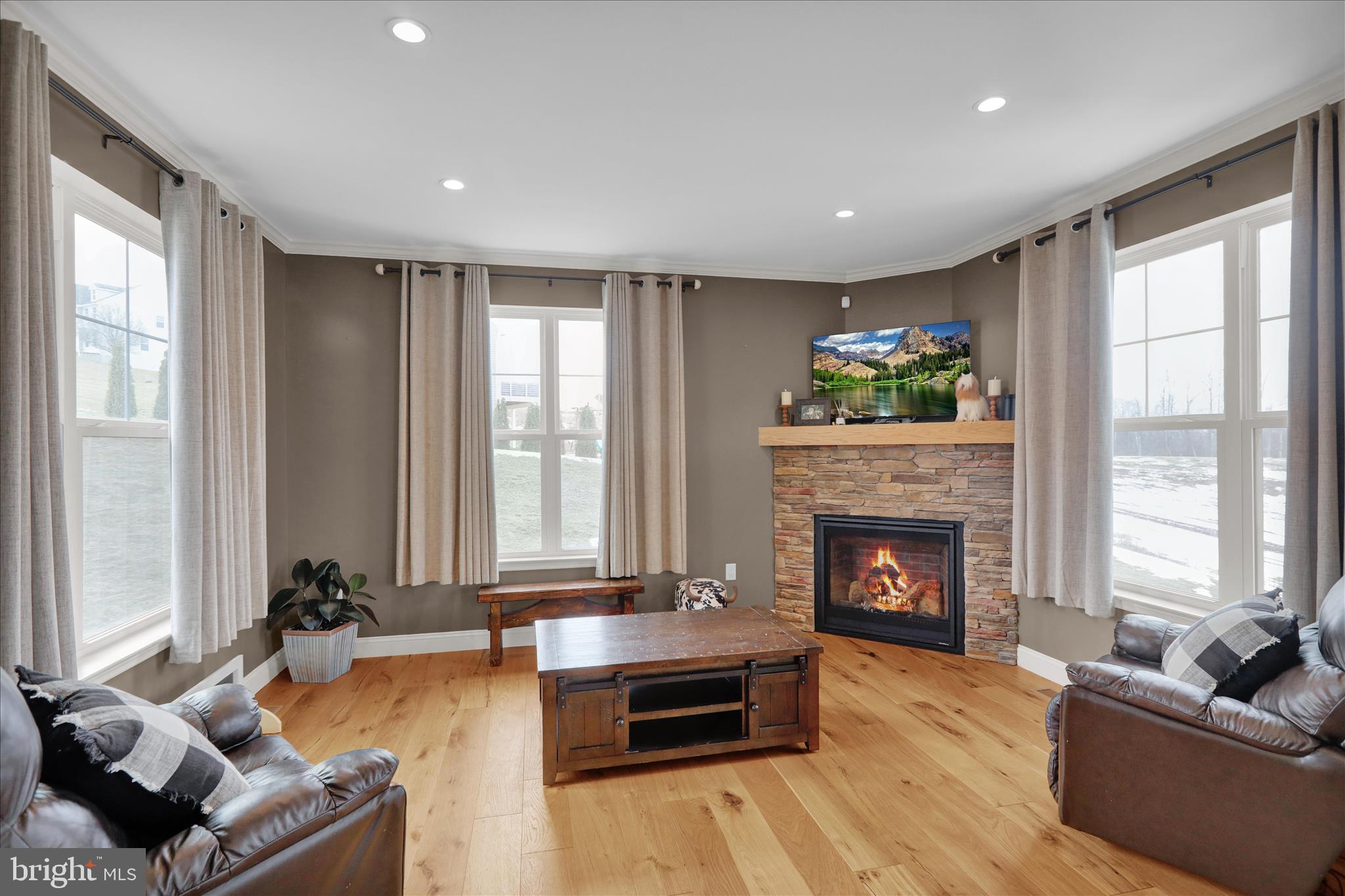 120 Great Bend Way Reading, PA 19608 - Photo 15 of 52 a living room with furniture fireplace and window