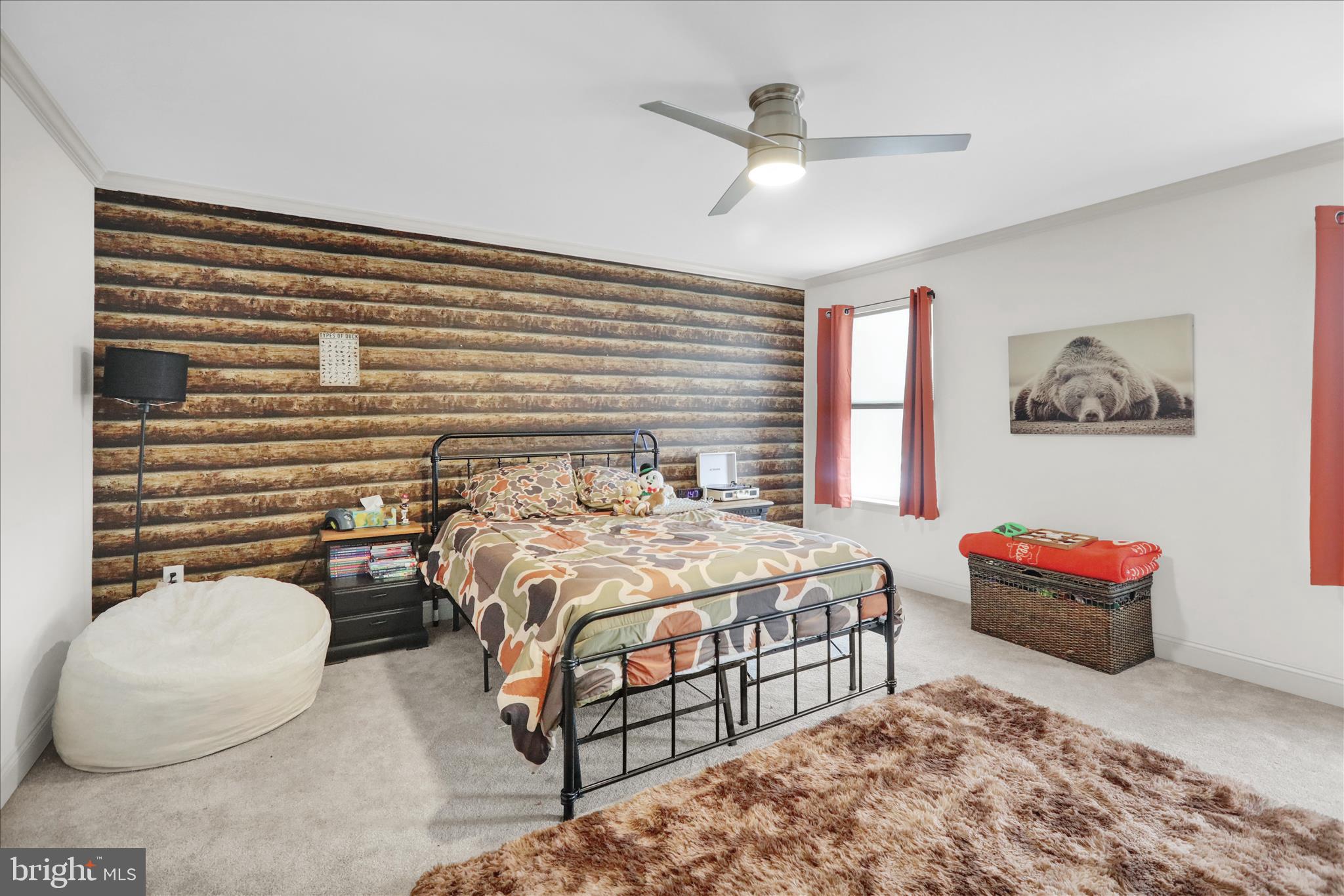 120 Great Bend Way Reading, PA 19608 - Photo 28 of 52 a bedroom with a bed and a chandelier