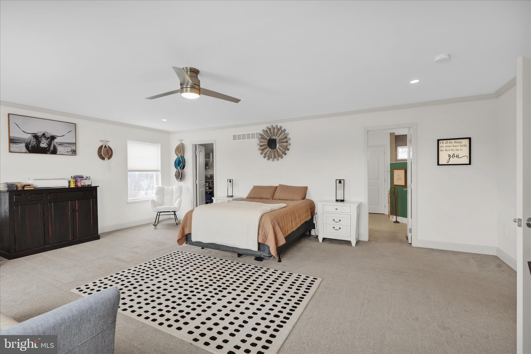 120 Great Bend Way Reading, PA 19608 - Photo 32 of 52 a spacious bedroom with a bed and dresser