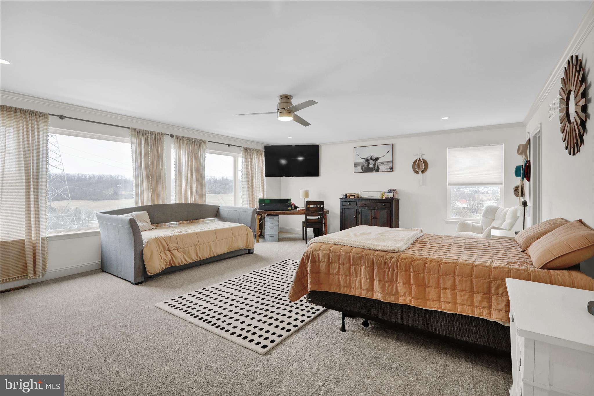 120 Great Bend Way Reading, PA 19608 - Photo 33 of 52 a bedroom with a bed and a couch