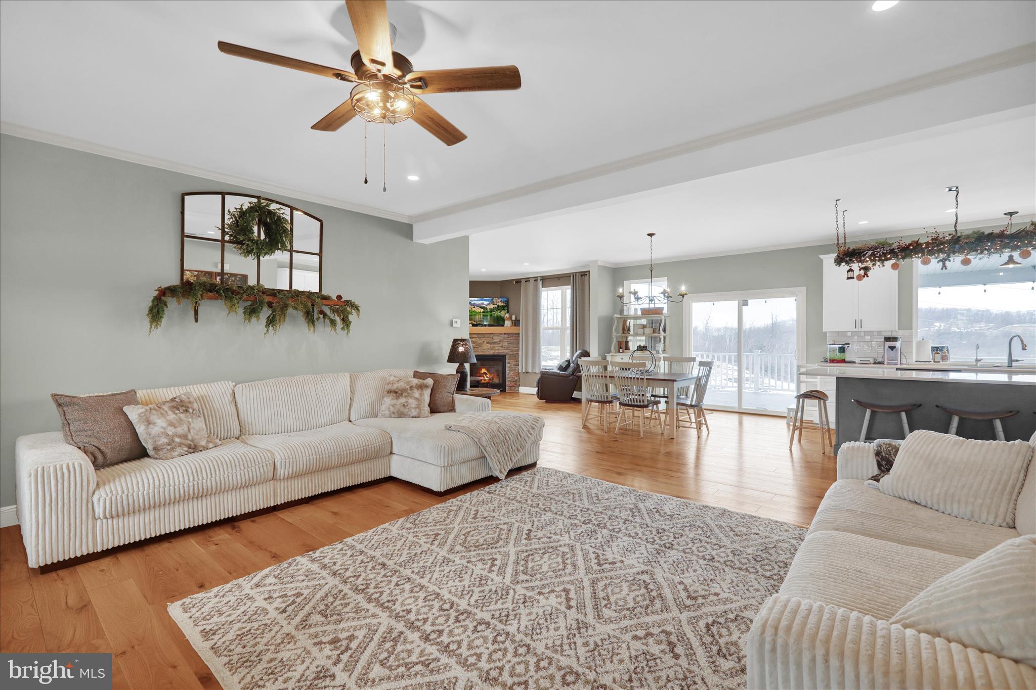 120 Great Bend Way Reading, PA 19608 - Photo 7 of 52 a living room with furniture and a chandelier