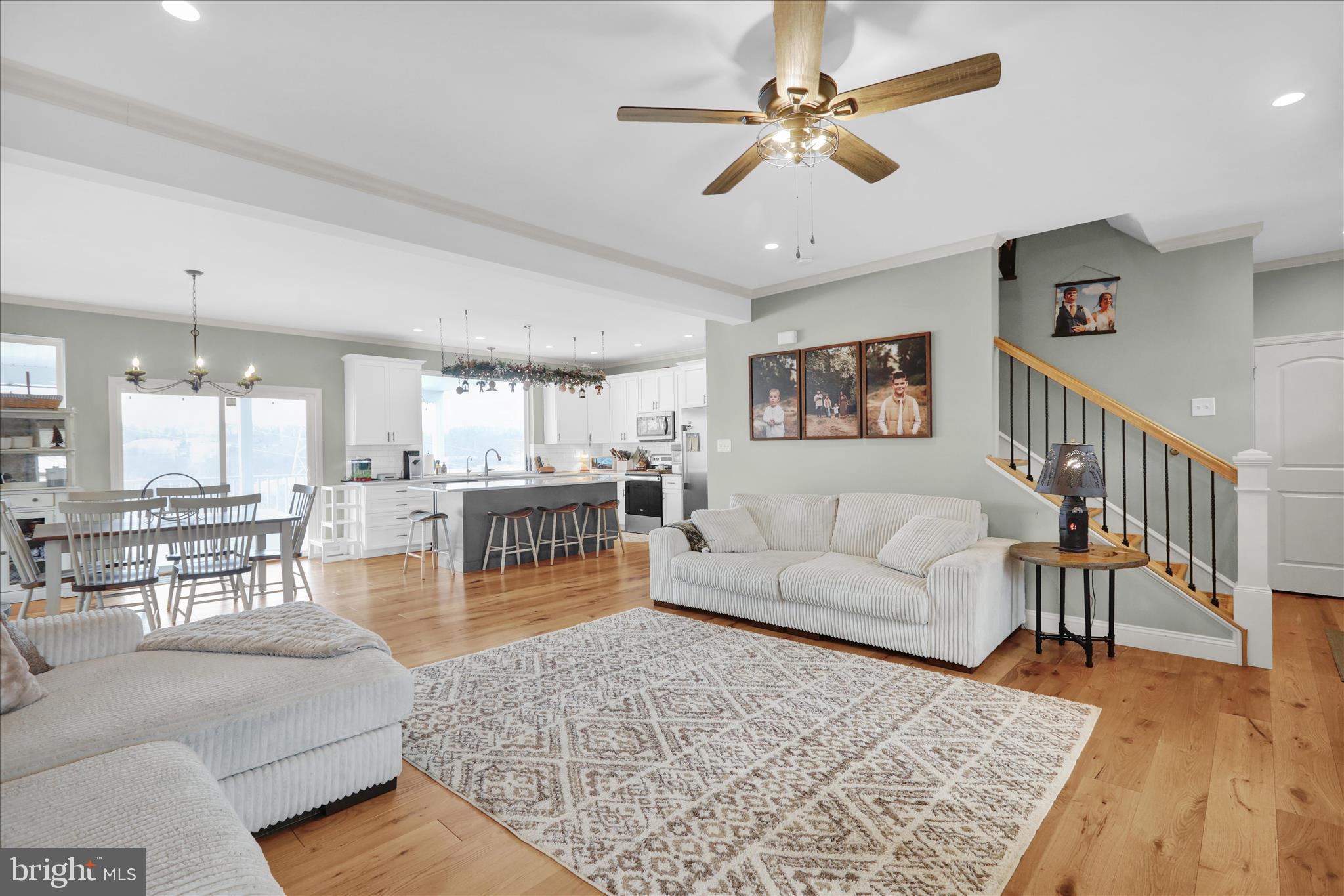 120 Great Bend Way Reading, PA 19608 - Photo 8 of 52 a living room with furniture wooden floor and a chandelier