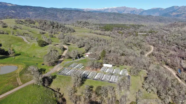 a view of balcony with garden