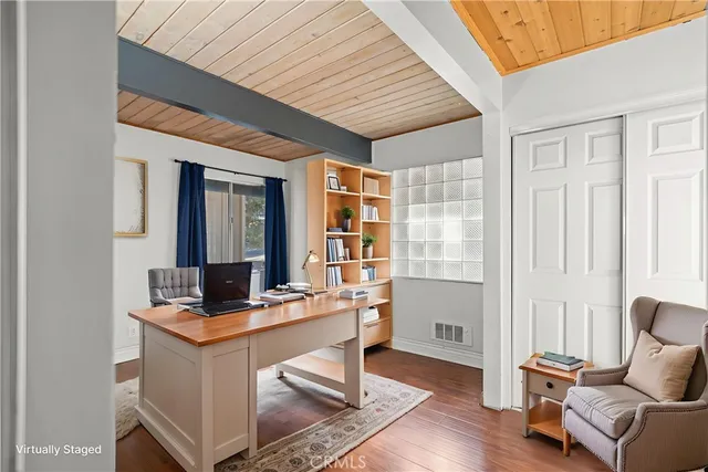 a room with furniture and window