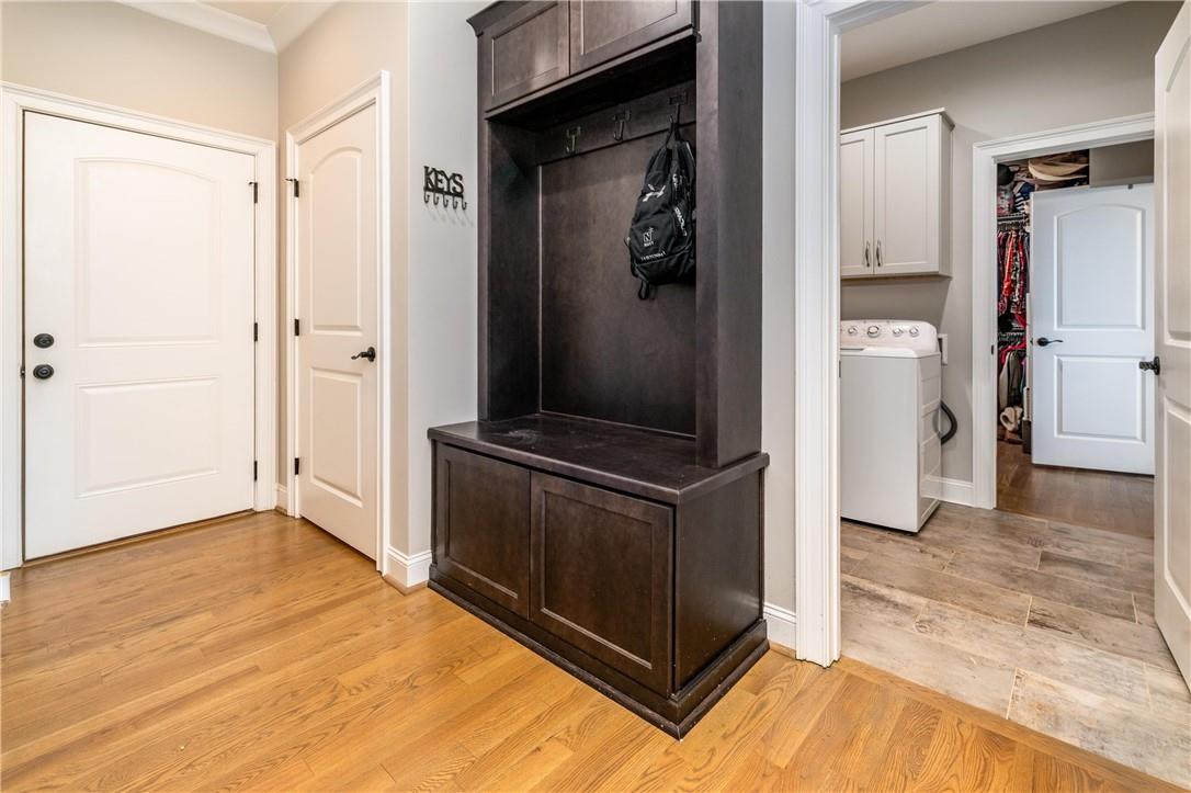 8486 Monbo Road Catawba, NC 28609 - Photo 16 of 48 a view of a utility room with closet and mirror