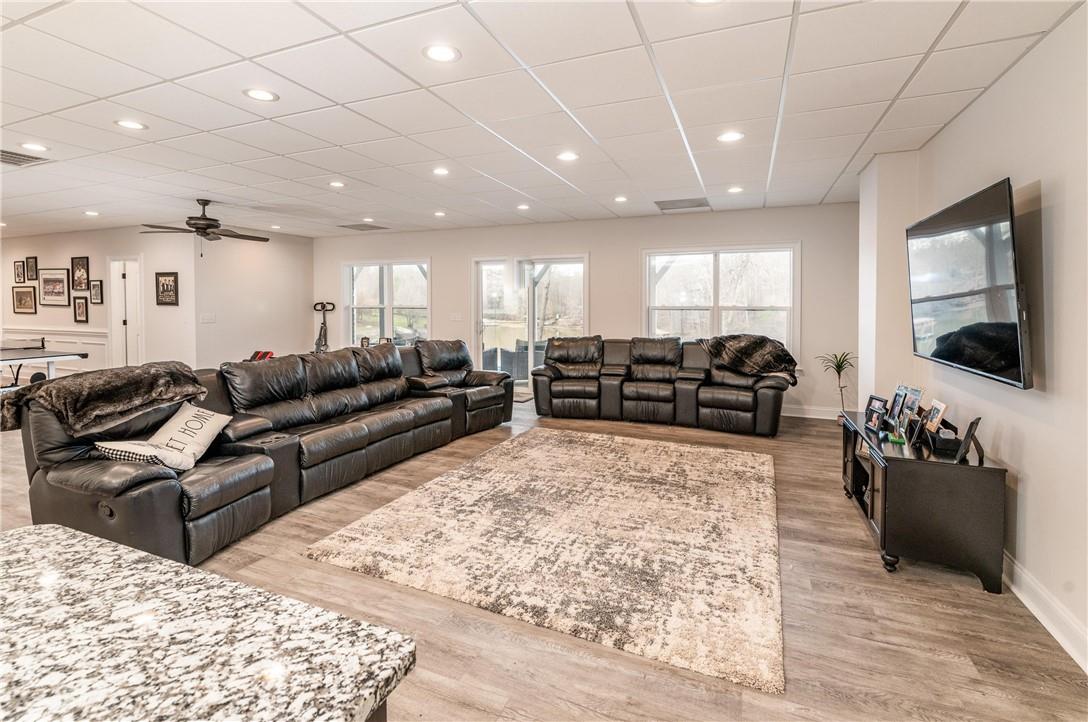 8486 Monbo Road Catawba, NC 28609 - Photo 26 of 48 a living room with furniture and a flat screen tv