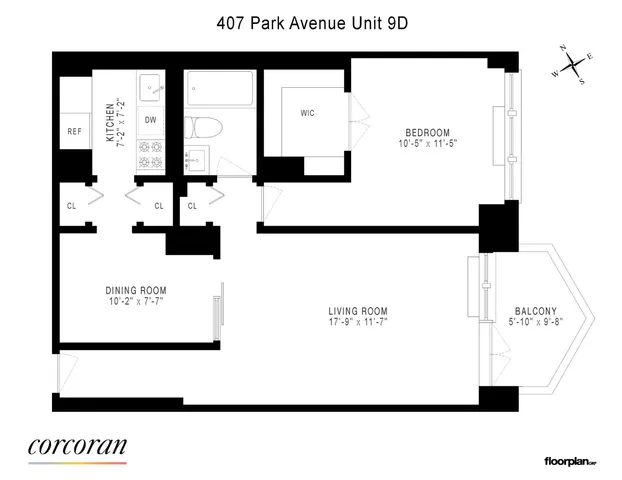 $900,000 | 407 Park Avenue South, Unit 9D | NoMad