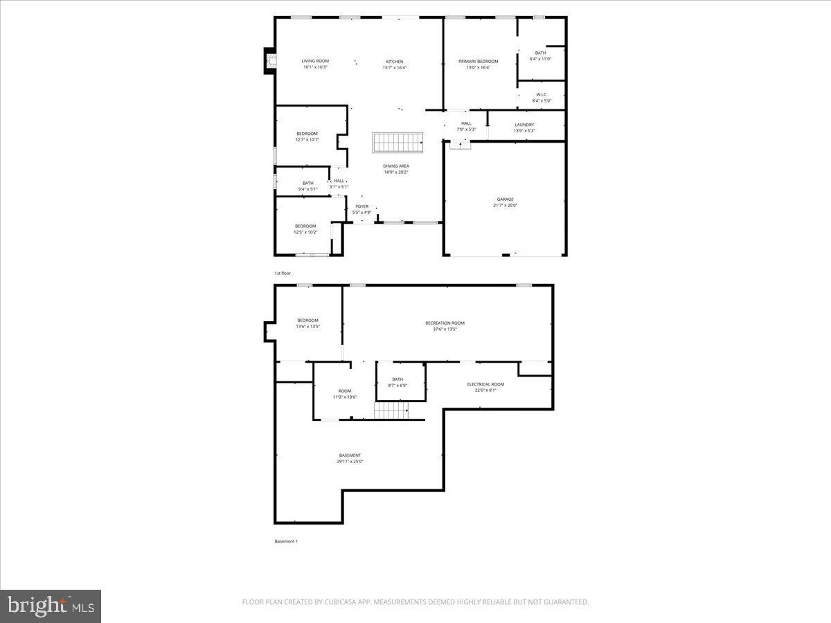 6303 Edgeware Court Frederick, MD 21703 - Photo 74 of 74 Floor plan of both levels!