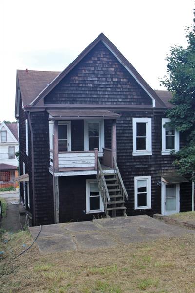 2311 Spring Street Pittsburgh, PA 15210 - Photo 3 of 24 Back view of home. Note the separate entrance to the 2nd floor and back entrance to the kitchen.