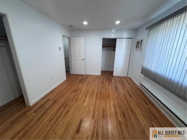 a view of hallway with a hallway