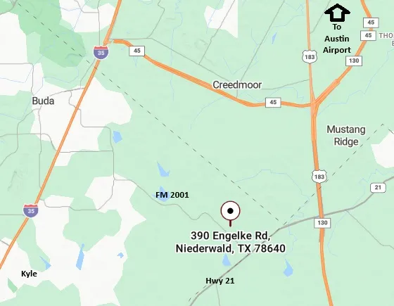 $150,000 | 390 Engelke Road, Niederwald, TX 78640