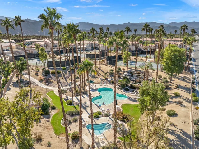 a bird view of a lake view