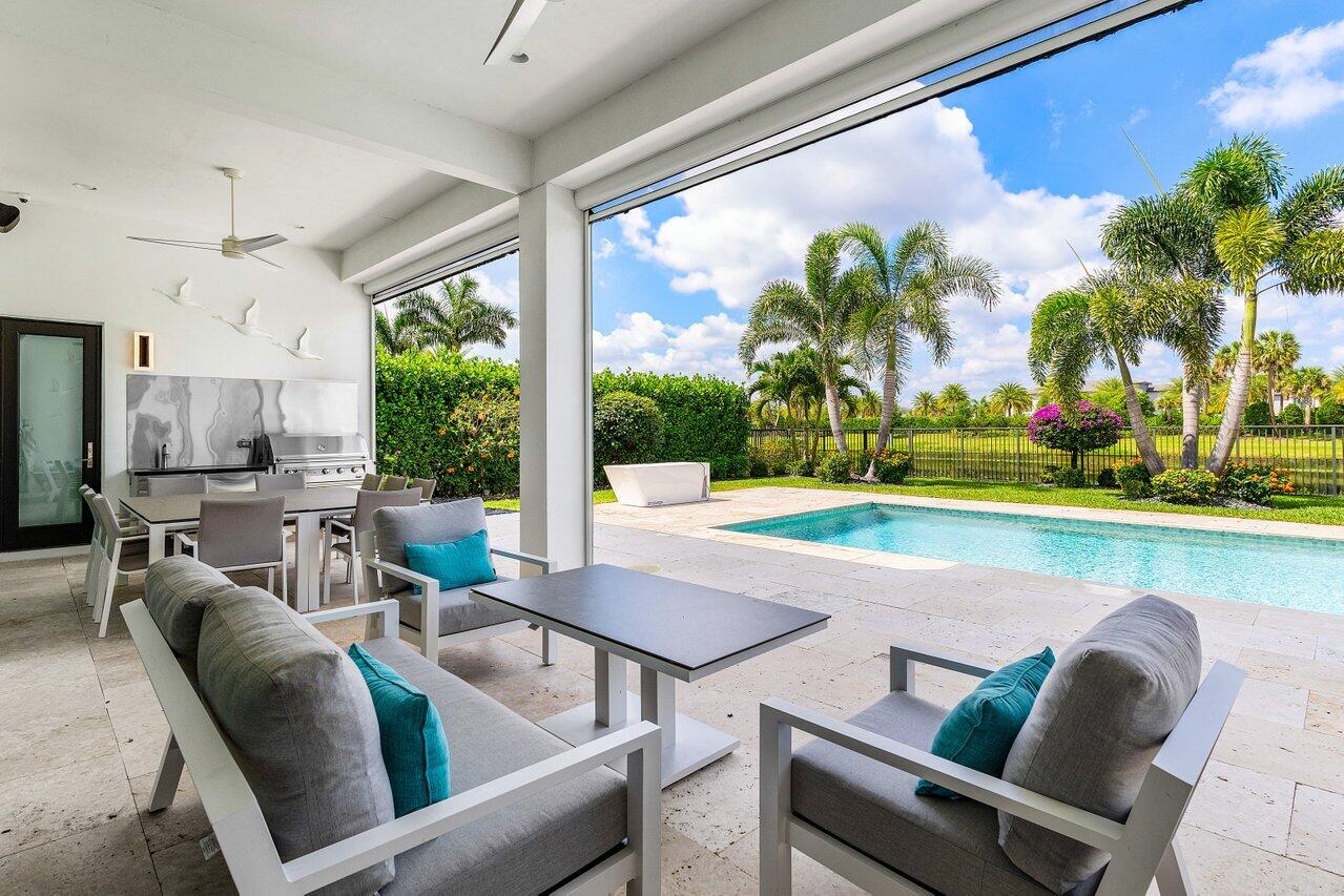9723 Chianti Classico Terrace Boca Raton, FL 33496 - Photo 59 of 78 Covered Patio With Motorized Screens