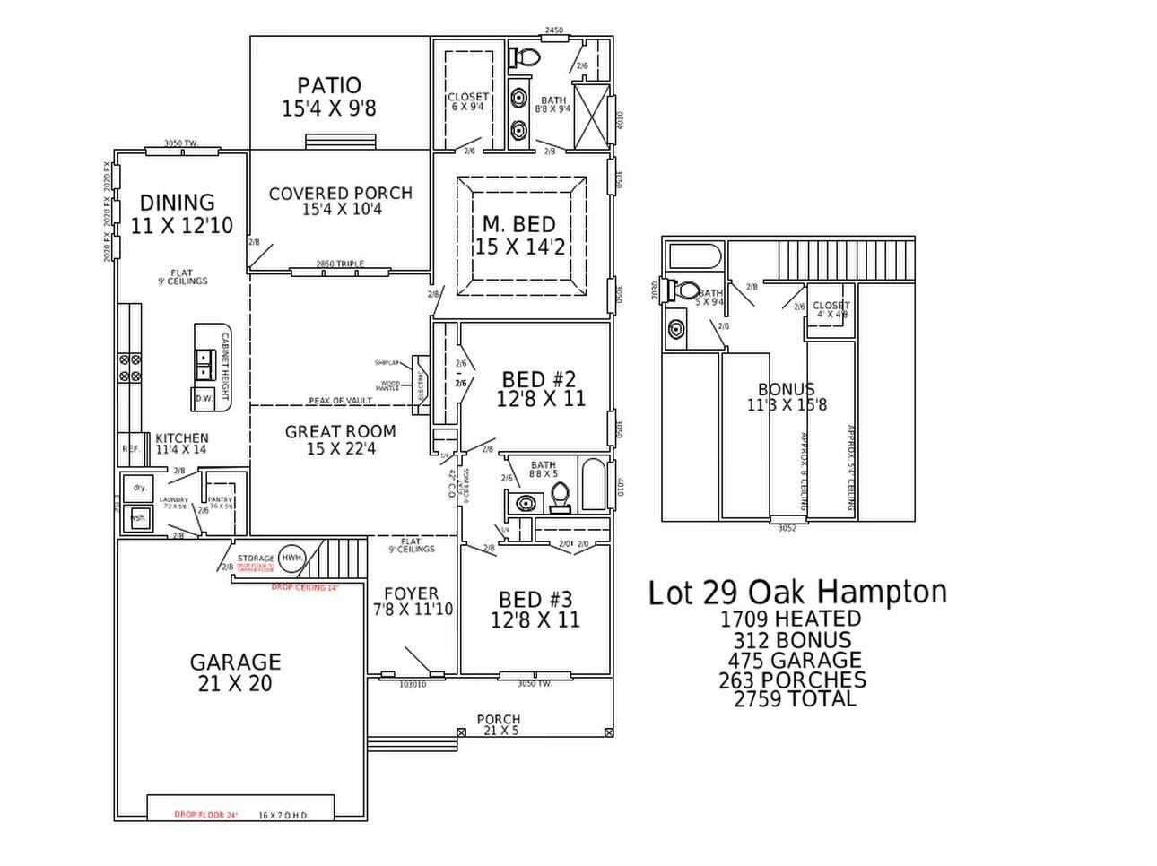 313 Goddard Lane Murrells Inlet, SC 29576 - Photo 3 of 7 View of layout