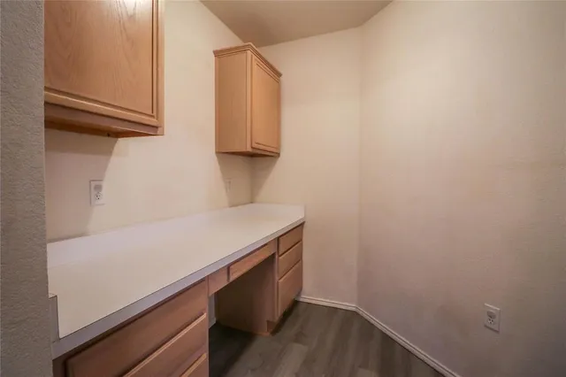 a room with storage and utility