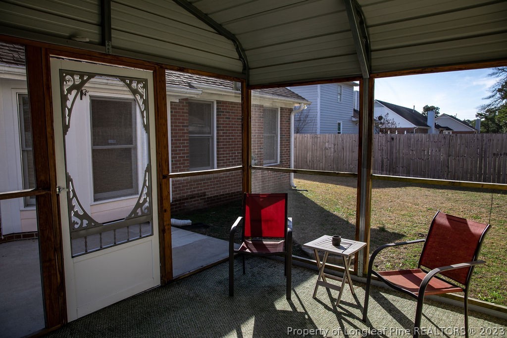 5804 Bibar Road Fayetteville, NC 28304 - Photo 35 of 37 a view of an outdoor space with seating area