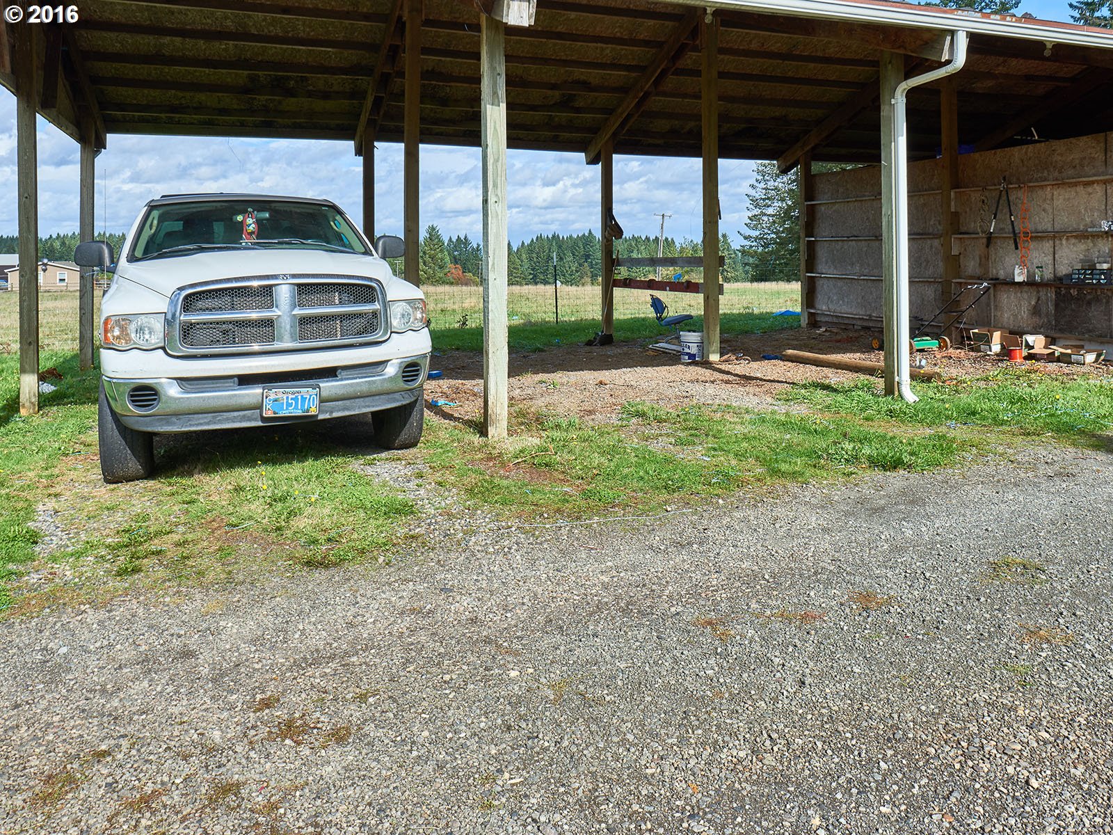 26737 South Look Road Colton, OR 97017 - Photo 13 of 25 a view of a car park in front of a house