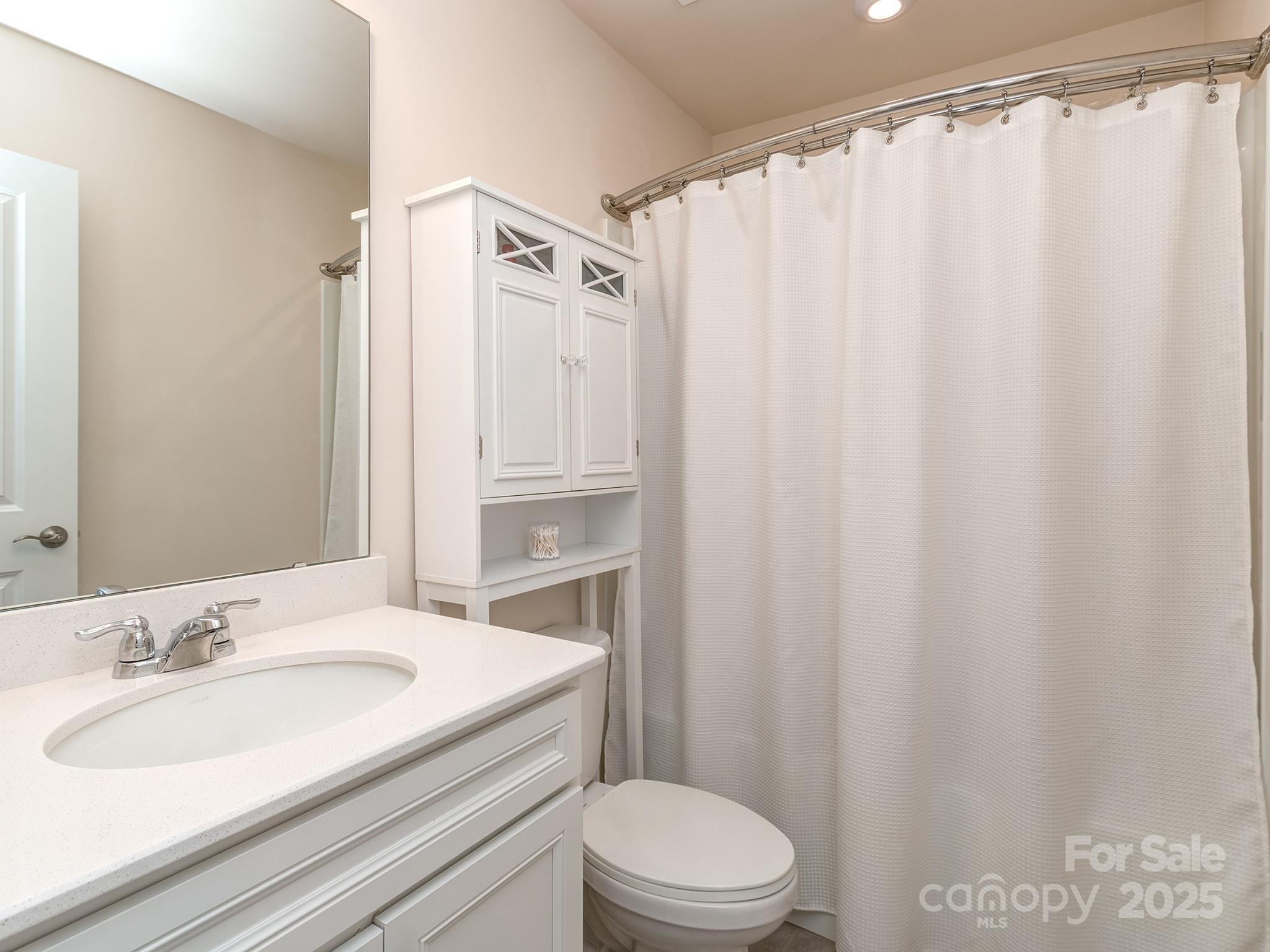739 Elders Story Road Fort Mill, SC 29708 - Photo 20 of 30 a bathroom with a sink a toilet and a mirror