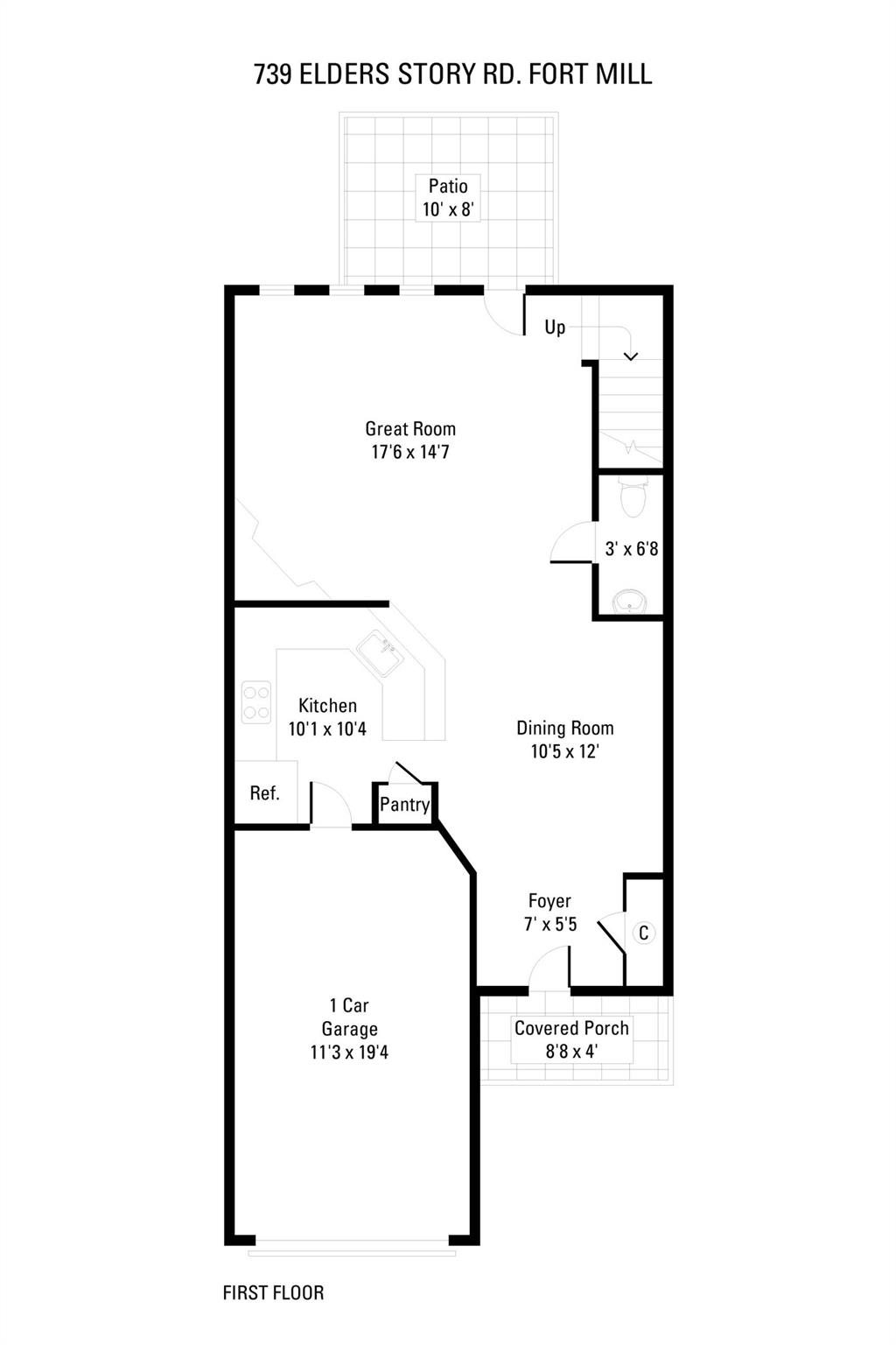 739 Elders Story Road Fort Mill, SC 29708 - Photo 26 of 30 a picture of a floor plan