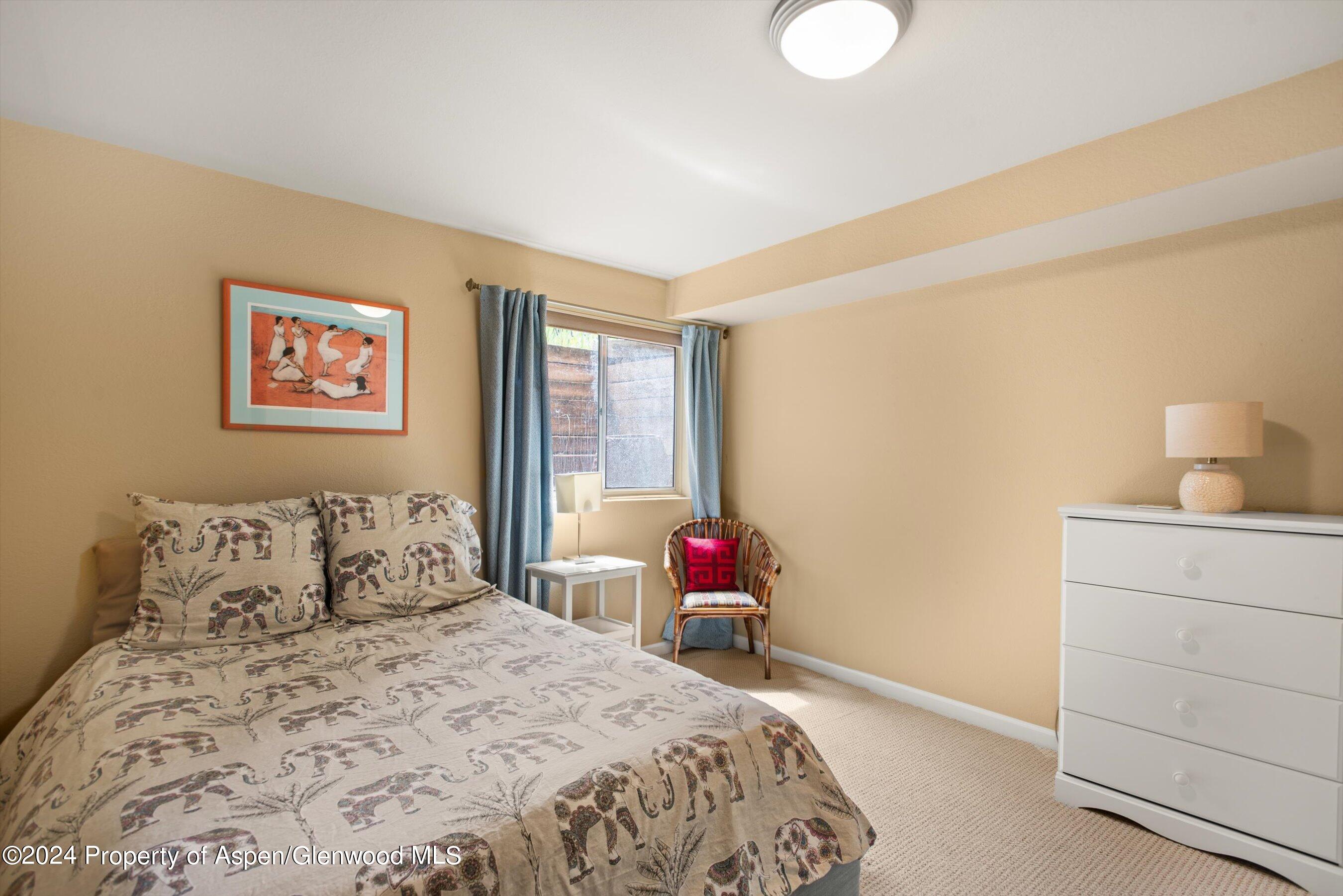 153 Wren Court Basalt, CO 81621 - Photo 15 of 21 a bedroom with a bed and a lamp on dresser