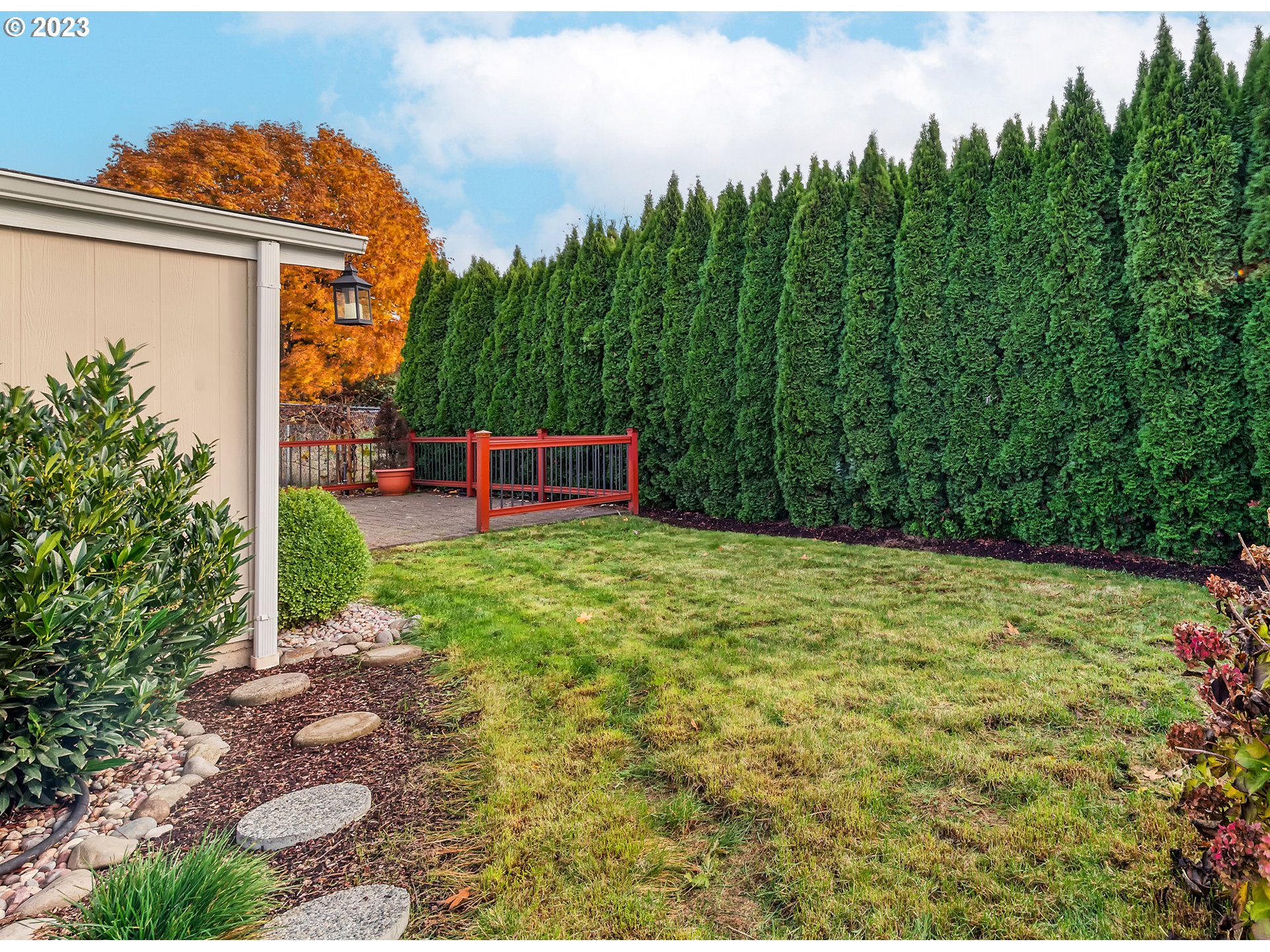 2601 Maia Loop Springfield, OR 97477 - Photo 25 of 29 a backyard of a house with lots of green space