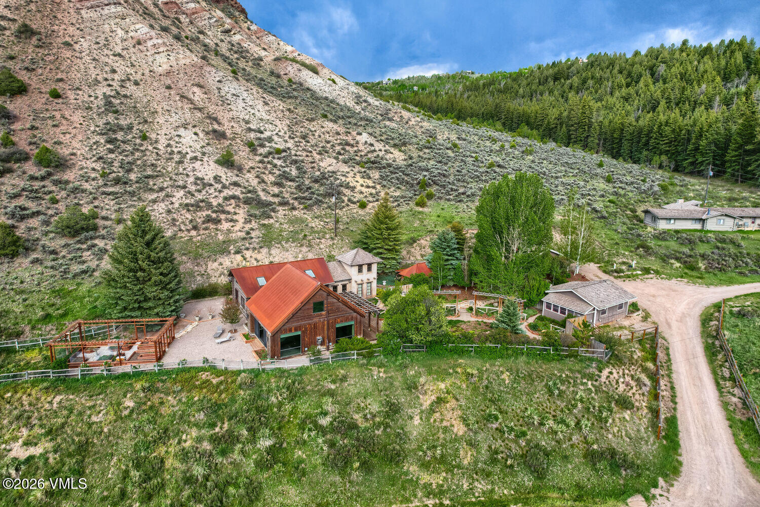 1644 Squaw Creek Road Edwards, CO 81632 - Photo 16 of 21 an aerial view of a house with a yard