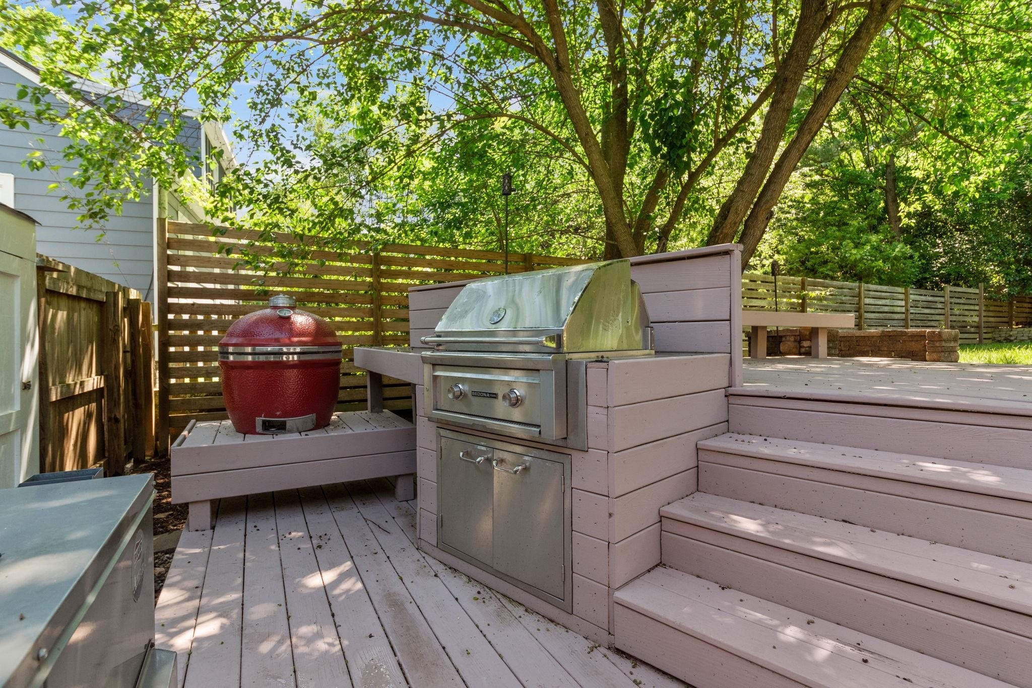 216 Lafayette Road Raleigh, NC 27604 - Photo 21 of 26 Deck W/Grilling Station
