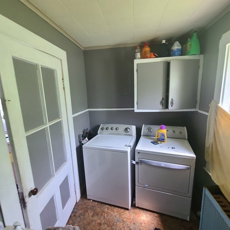 96 East Street Ware, MA 01082 - Photo 6 of 10 a utility room with dryer and washer