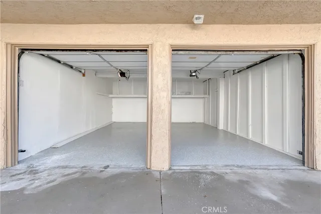 a view of a room with wooden walls