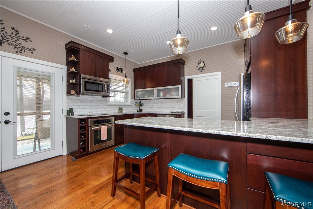 11772 Colemans Lake Road Ford, VA 23850 - Photo 7 of 46 Kitchen w/New Granite Counters & Backsplash
