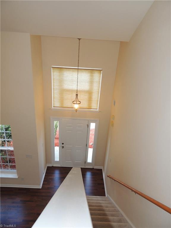 2124 Burton Run Road High Point, NC 27262 - Photo 5 of 29 Fantastic view of the 2 story entry as seen from the upstairs loft!
