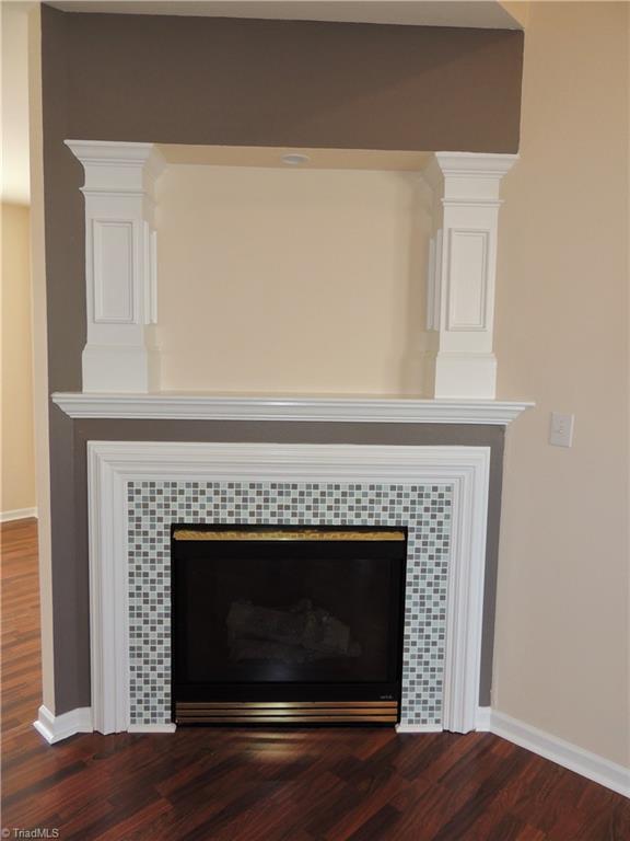 2124 Burton Run Road High Point, NC 27262 - Photo 8 of 29 A close up the fireplace.