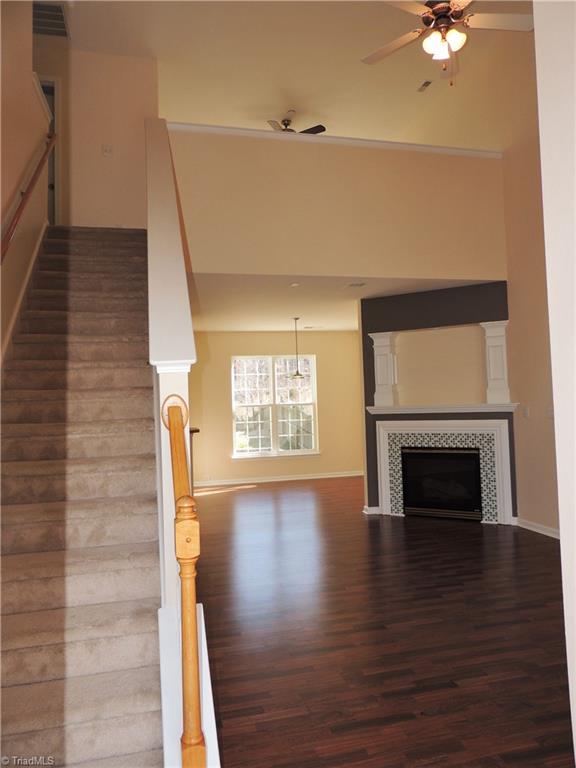 2124 Burton Run Road High Point, NC 27262 - Photo 9 of 29 Beautiful view upon entering! Note the vaulted ceiling and upstairs Bonus loft!