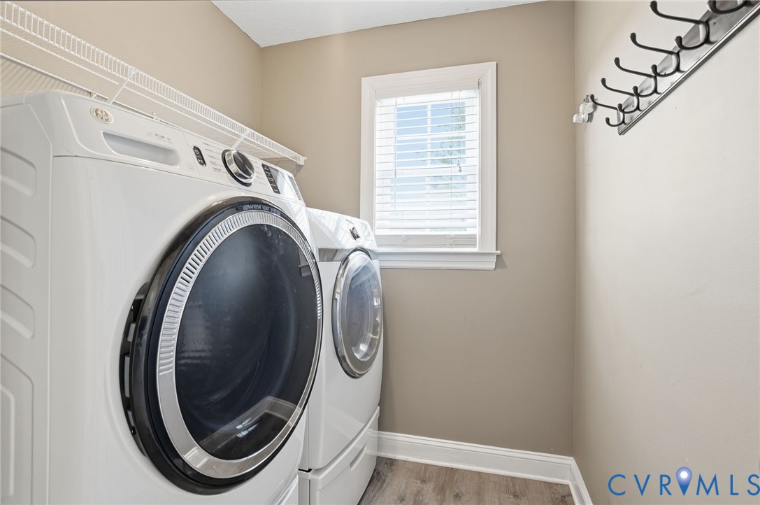 10326 Gould Hill Road Hanover, VA 23069 - Photo 30 of 43 a utility room with dryer and washer