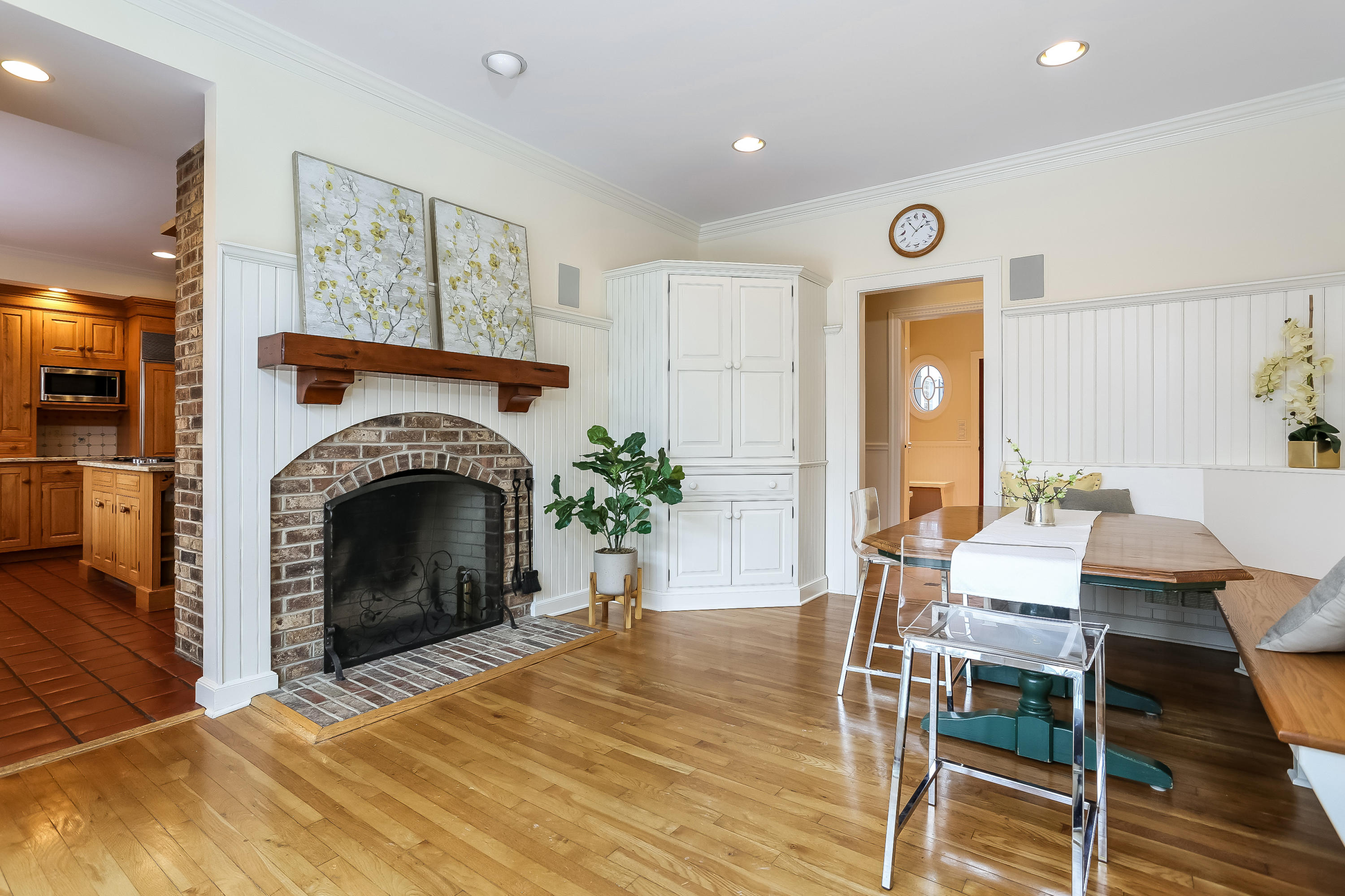 152 Marshall Ridge Road New Canaan, CT 06840 - Photo 10 of 34 a living room with furniture and a fireplace