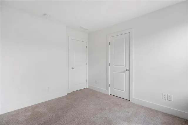 a view of an empty room