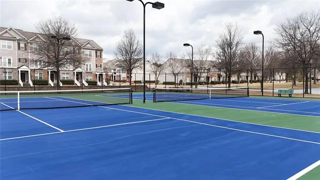 a view of a basket ball ground