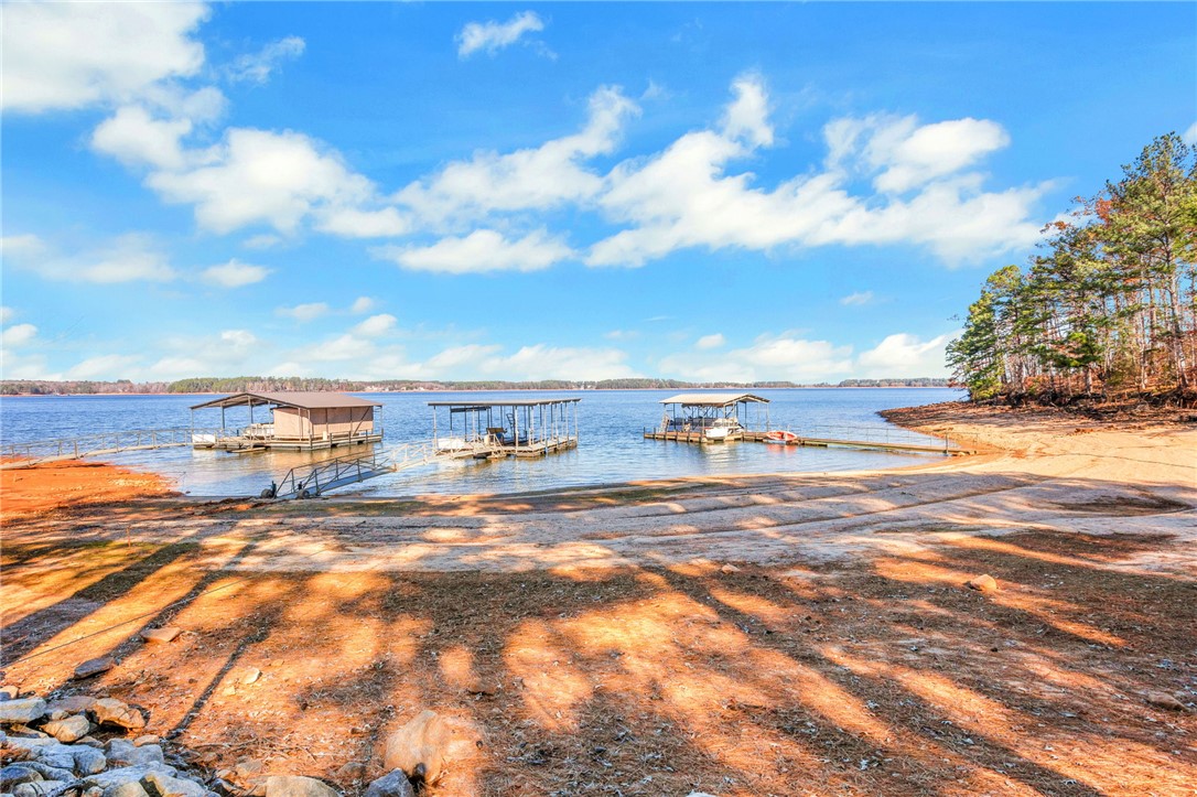 1133 Elrod Ferry Road Hartwell, GA 30643 - Photo 40 of 46 Even with the low level, this serene waterfront property offers direct lake access and private boat docks.