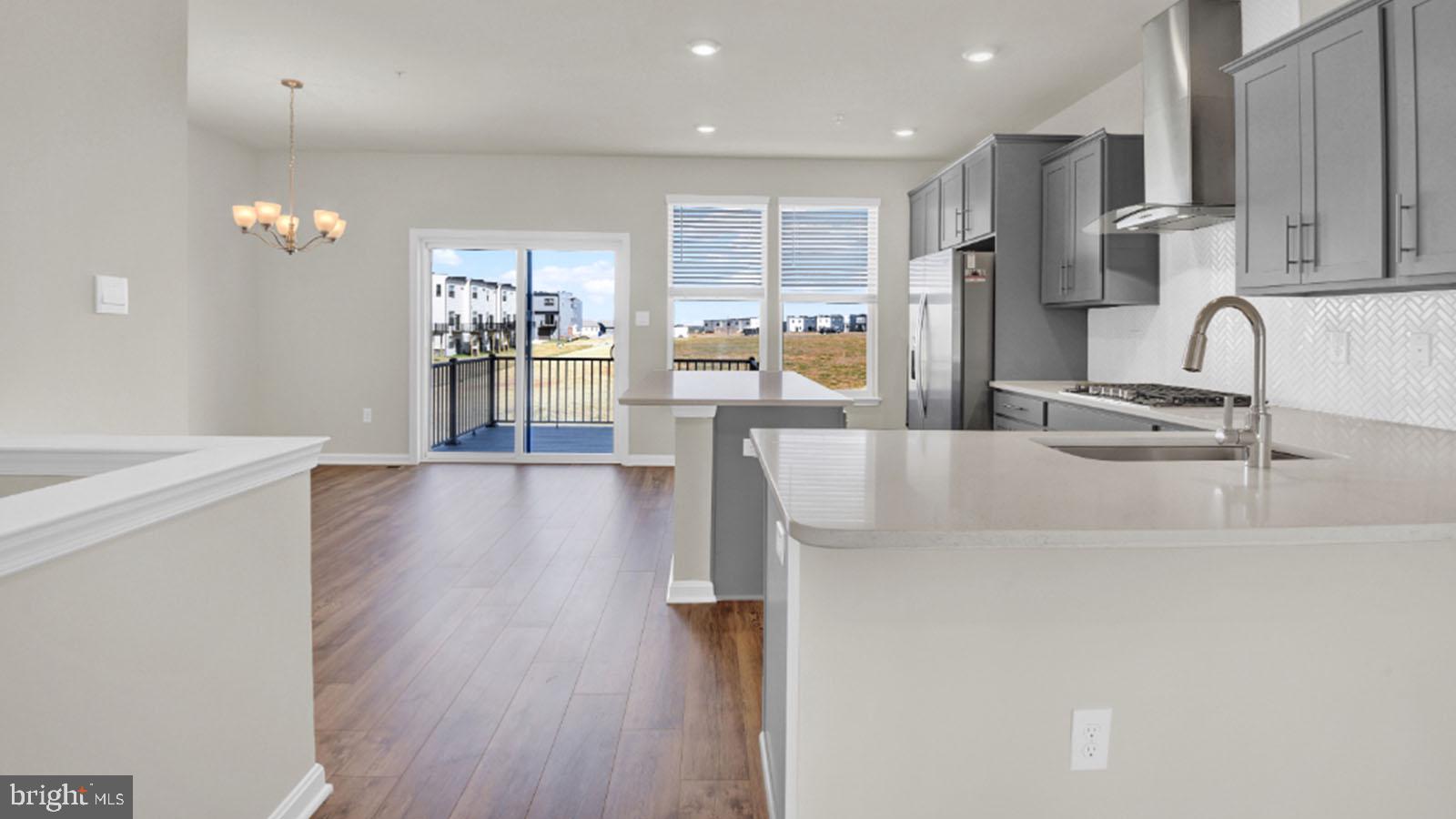 331 Ensemble Way Frederick, MD 21701 - Photo 10 of 27 Kitchen with Private Deck