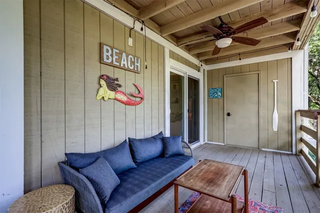 a outdoor space with furniture