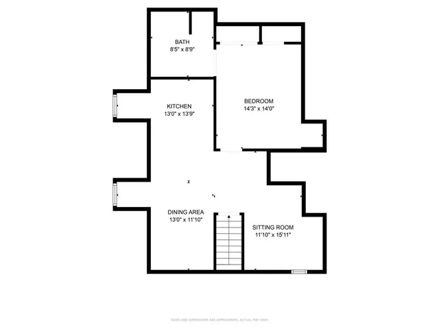 a picture of a bench in a white wall