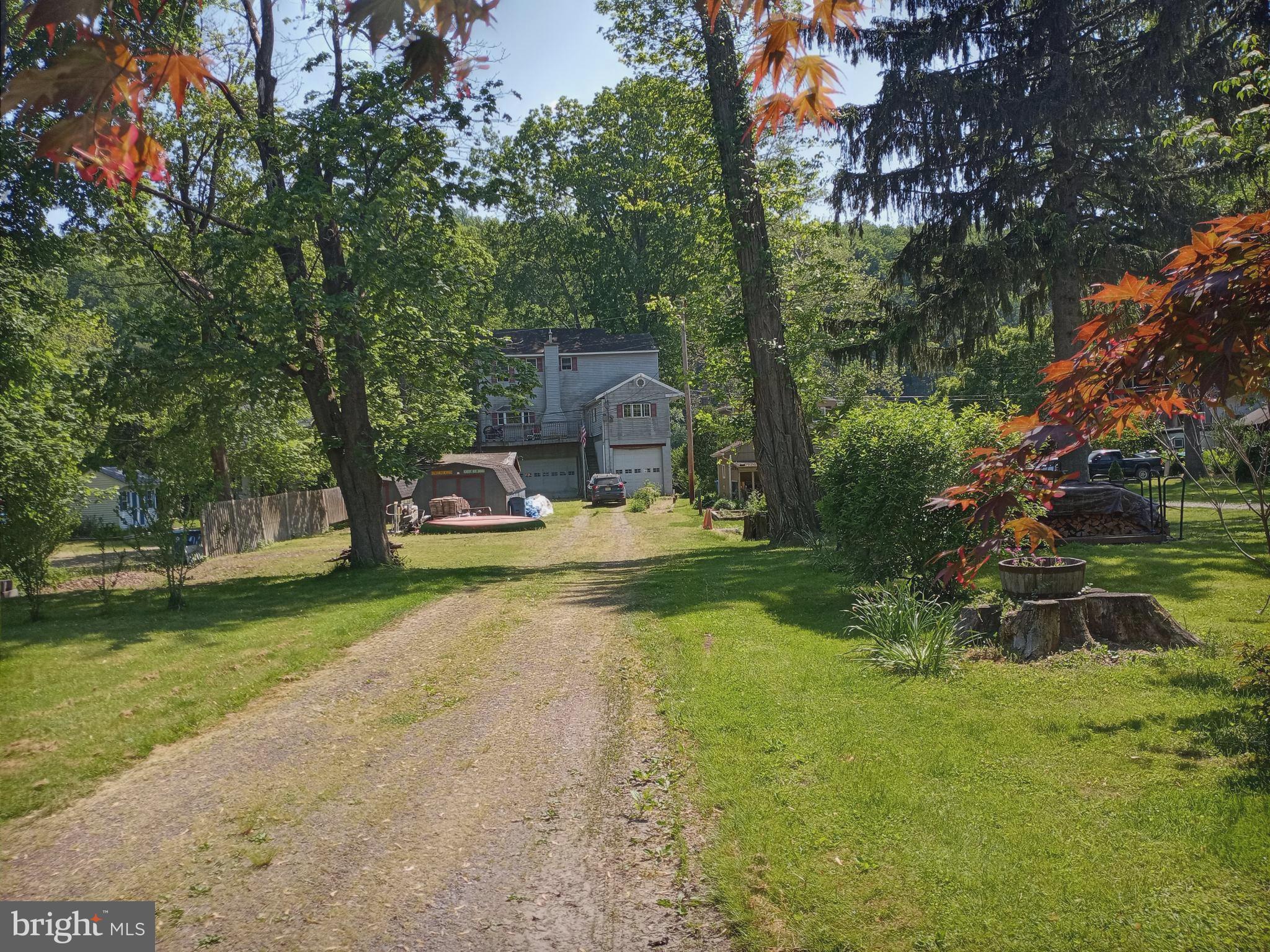 159 Byram Lane Stockton, NJ 08559 - Photo 26 of 41 Back Exterior of House from Road