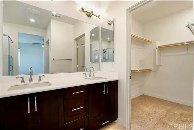 a close up view of racks on the wall